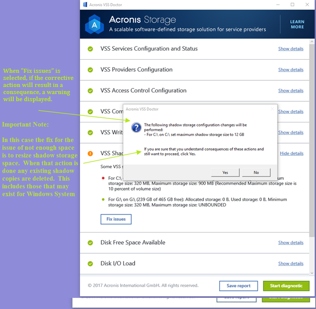 vss doctor tool acronis true image