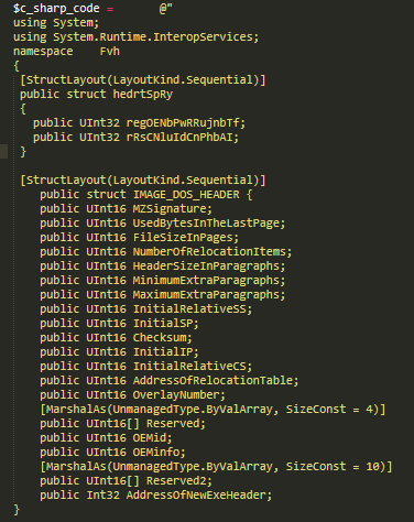 NetWalker leverages obfuscated PowerShell to start C# injector