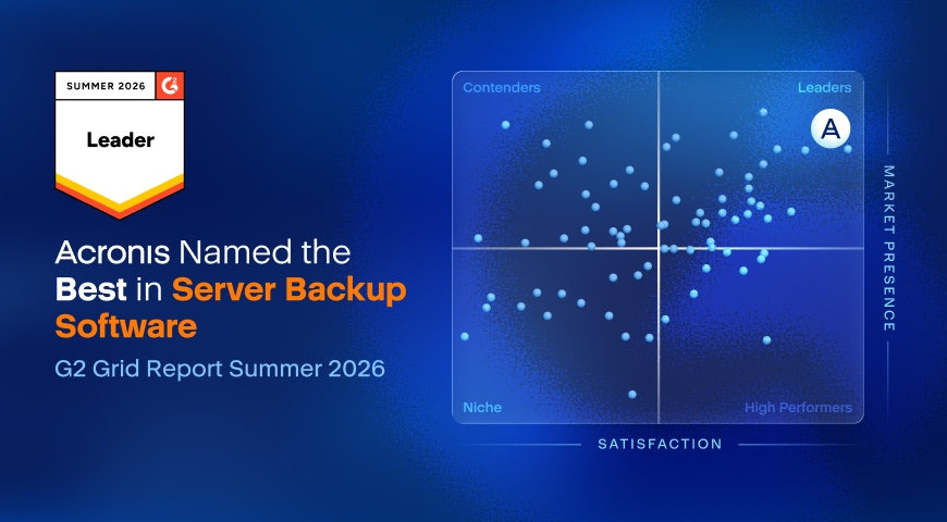 Acronis Cyber Protect Cloud Ranked the Best Server Backup in G2 Summer ...