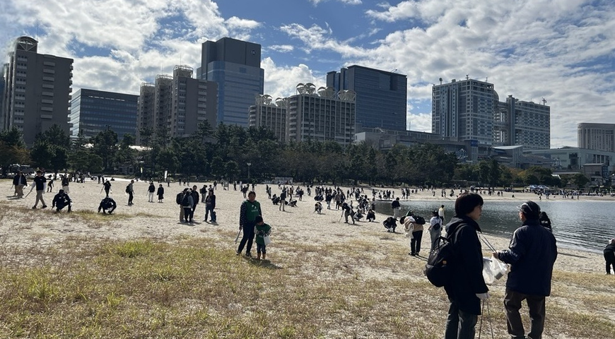 お台場クリーンアップイベントに参加！