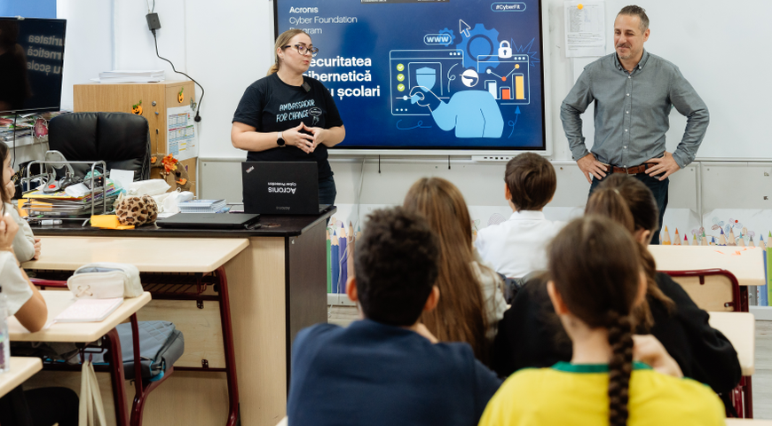 The Acronis Cyber Foundation Program and Neoteck Services launch CSR partnership in Romania