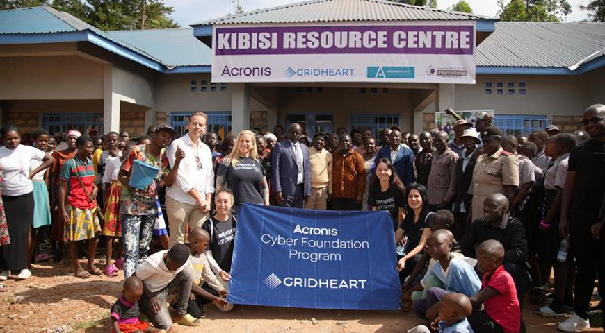 Gridheart and Acronis Cyber Foundation empower students with new resource center in Kenya