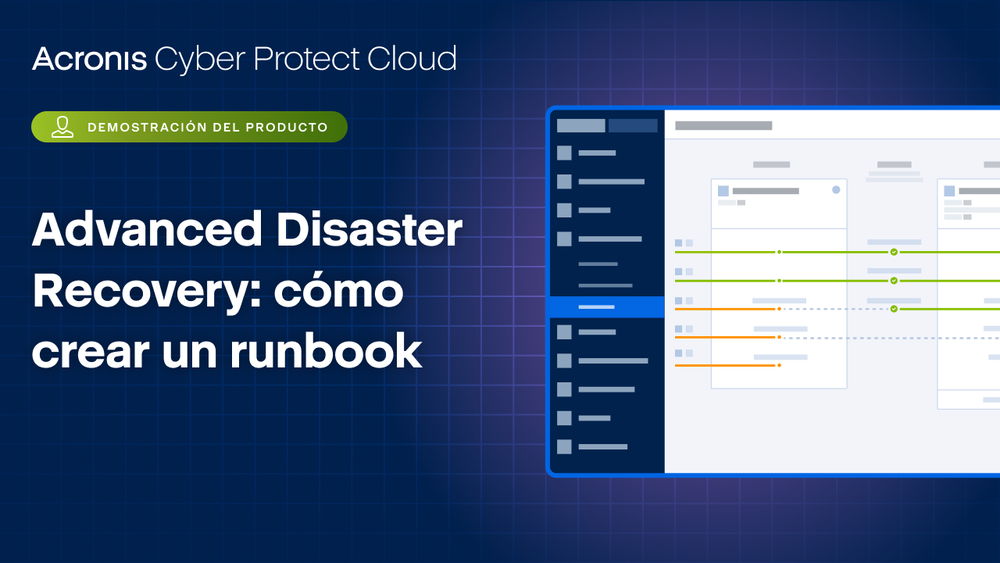 Advanced Disaster Recovery: cómo crear un runbook