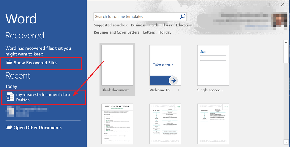 Exemplary Tips About How To Recover Unsaved Documents In Microsoft Word ...