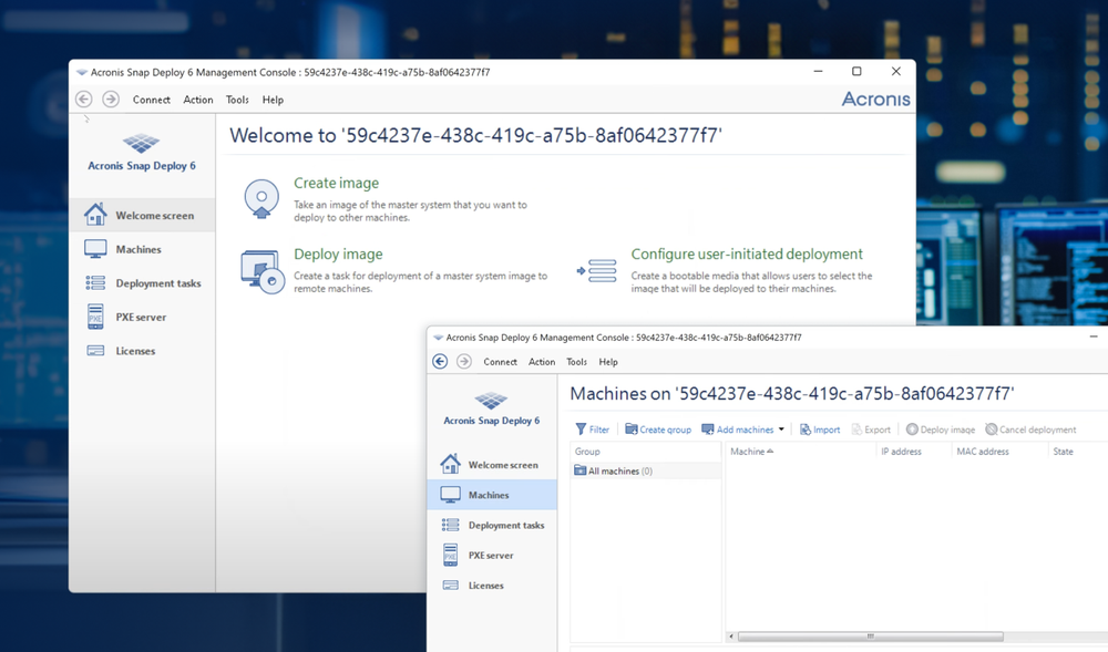 acronis snap deploy vs true image