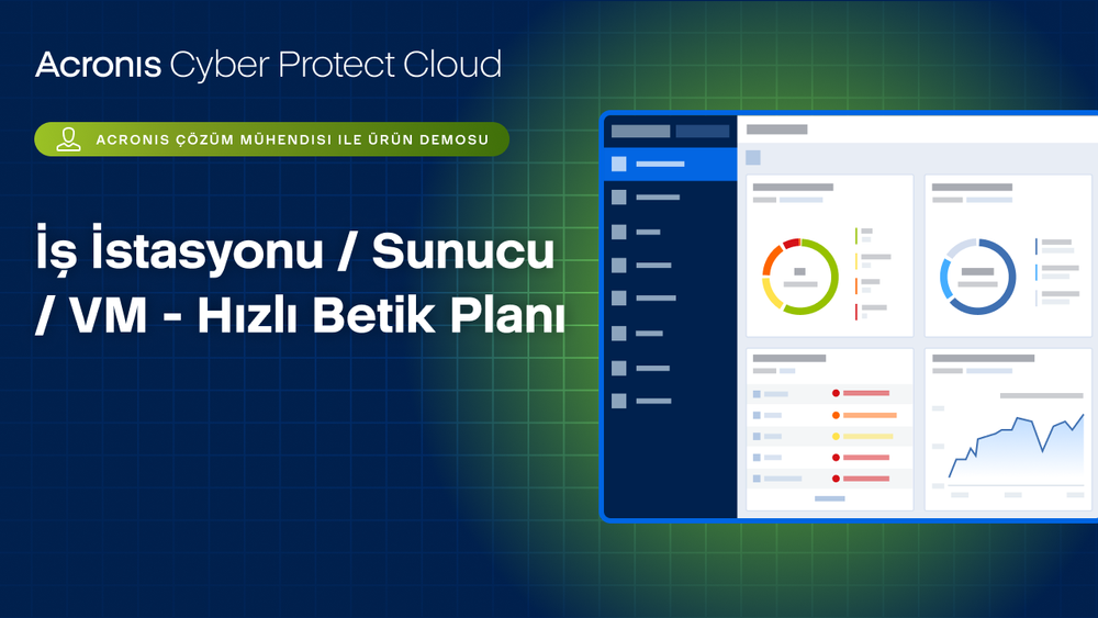 İş İstasyonu / Sunucu / VM - Hızlı Betik Planı