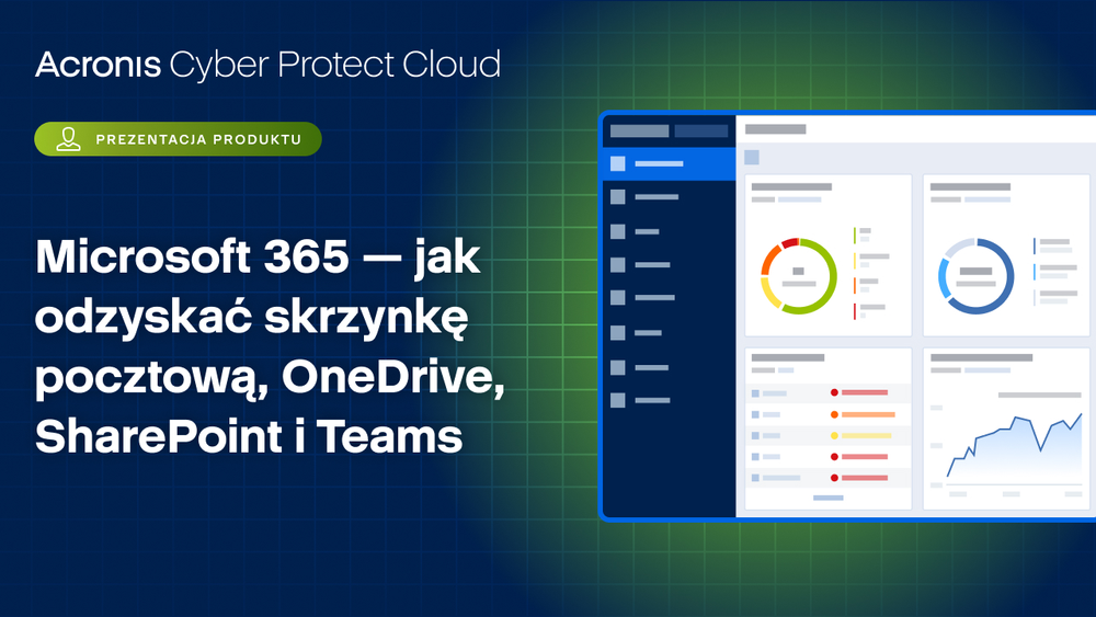 Microsoft 365 - jak odzyskać skrzynkę pocztową, OneDrive, SharePoint i Teams