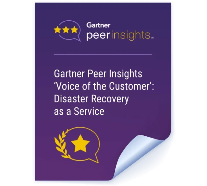 Acronis DRaaS earns Gartner Peer Insights