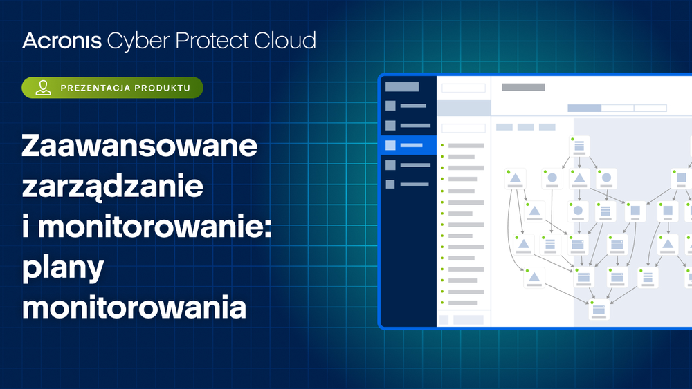 Prezentacja produktu. Zaawansowane zarządzanie i monitorowanie: plany monitorowania