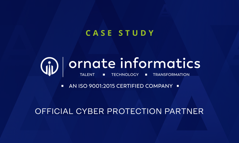 Ornate Informatics reduces false positives with Acronis EDR