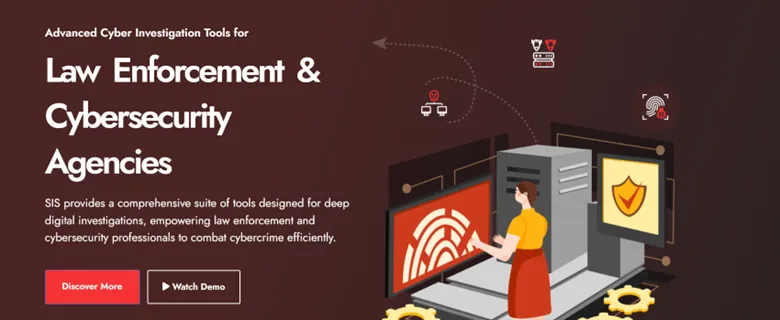 Website mentioning Voldebug’s support to LEA (Source : Threat Research Unit ).