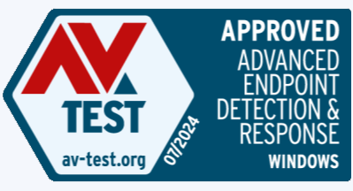 AV-TEST Approved Advanced Endpoint Detection and Response certification