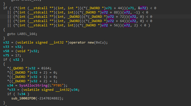Figure 39: Using COM for persistence – IV