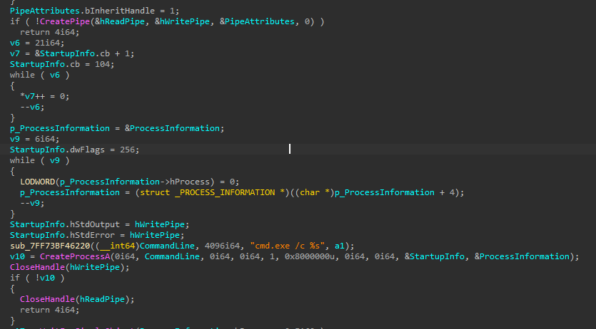 Execution of Arbitrary Commands