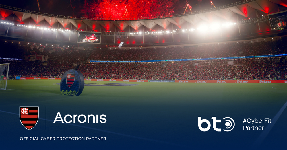 Acronis enters into a new #TeamUp partnership in Brazil with the Clube de Regatas do Flamengo and BTO.