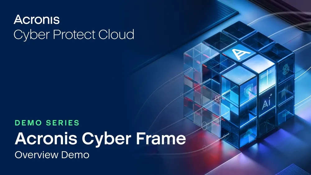 Acronis Cyber Frame Dashboard