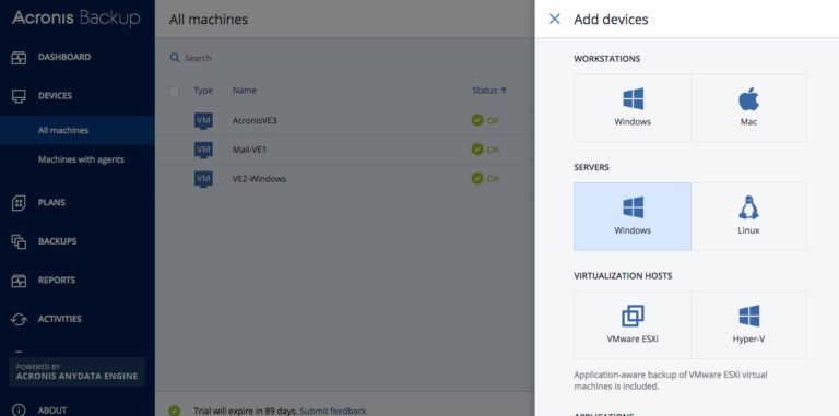 How to Add a Windows Server to an Existing Acronis Backup 12.5 Cluster