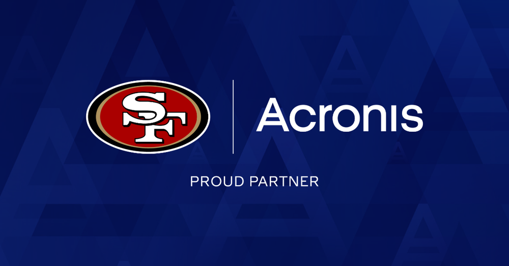 The San Francisco 49ers and Acronis #TeamUp to secure Microsoft 365, Google Workspace and critical data