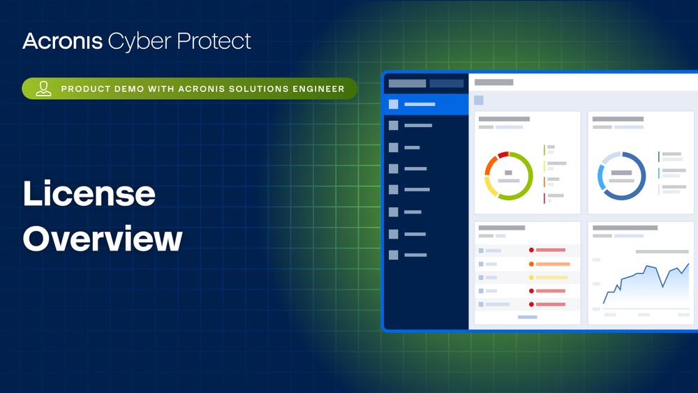 Acronis Cyber Protect Product Demo: License Overview