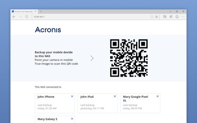 Acronis mobile что это