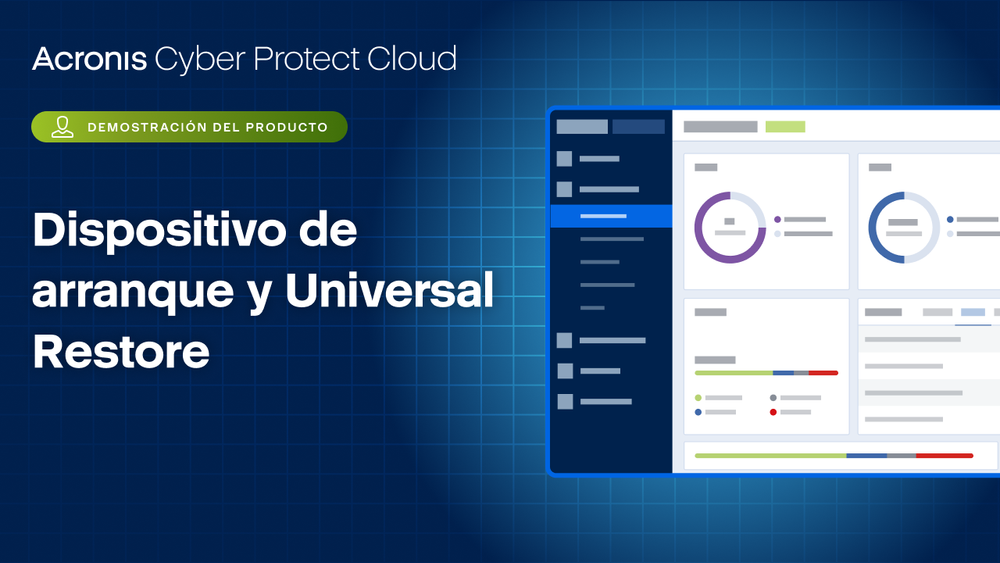 Dispositivo de arranque y Universal Restore