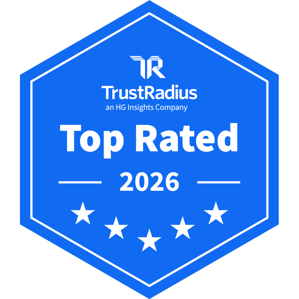 TrustRadius 2026 Top Rated Awards - Data Center Backup