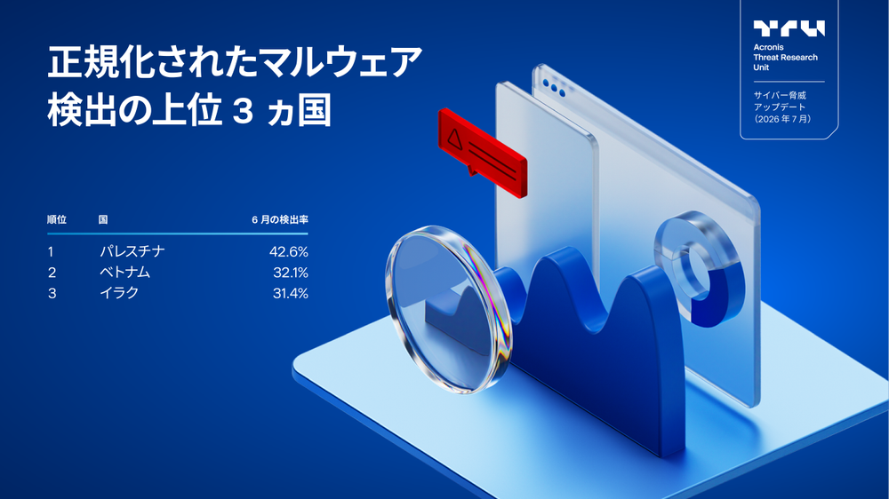 アクロニスサイバー脅威アップデート（2026 年 7 月）