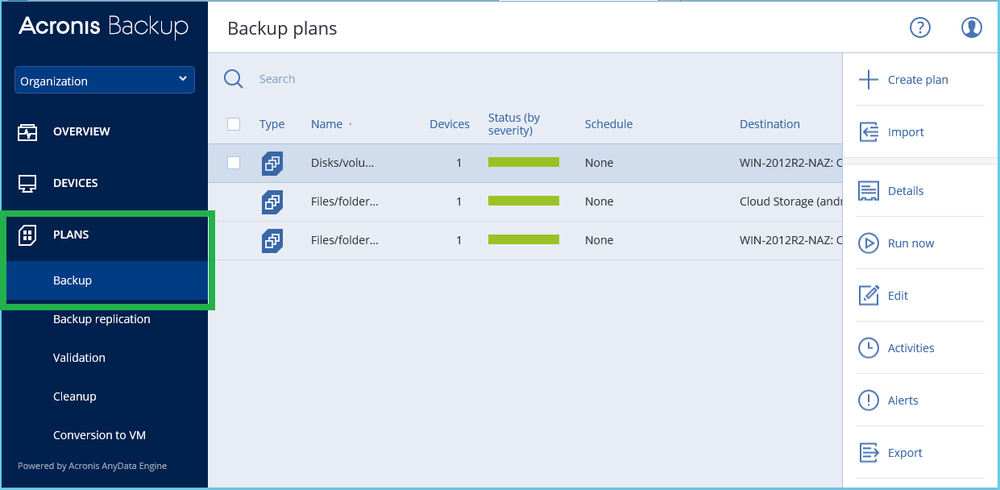 acronis true image convert to hyper v