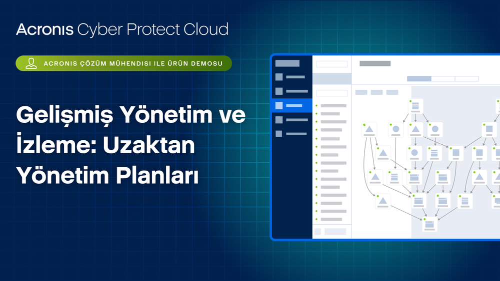 Gelişmiş Yönetim ve İzleme: Uzaktan Yönetim Planları