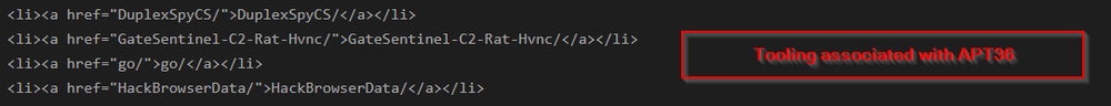 Campaign lures, exploits and tooling related to APT36 (2)