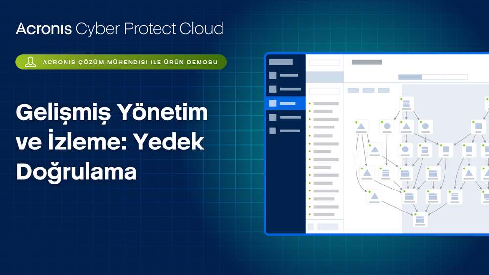 Gelişmiş Yönetim ve İzleme: Yedek Doğrulama