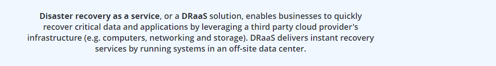 O que é o DRaaS - Disaster Recovery as a Service - Blog PTisp