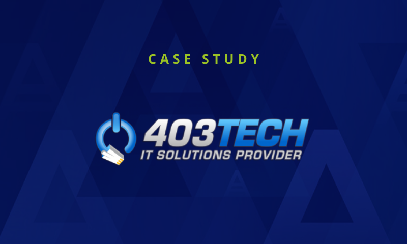 403Tech consolidates their vendor list from five to one with Acronis Cyber Protect Cloud