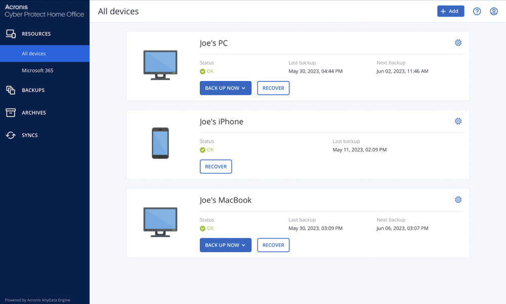 acronis true image vs cyber protect