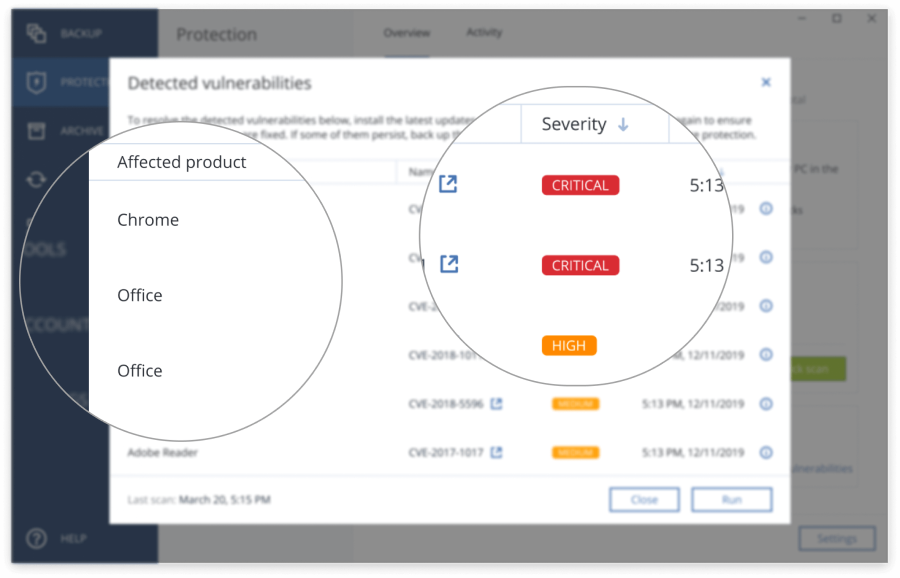 acronis true image says checking credentials and then nothing happens