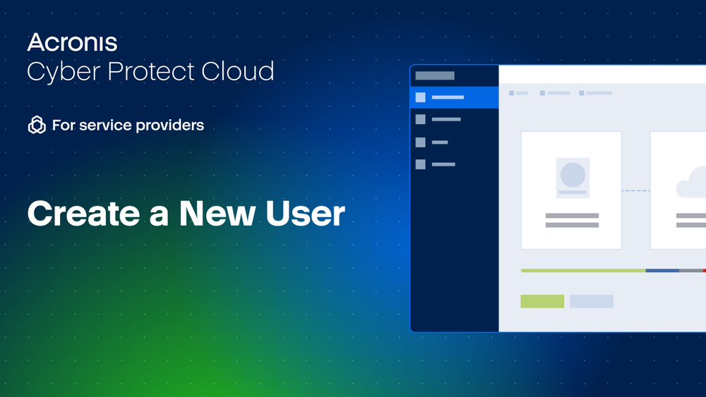 Learn how to create users in Acronis Cyber Protect Cloud!