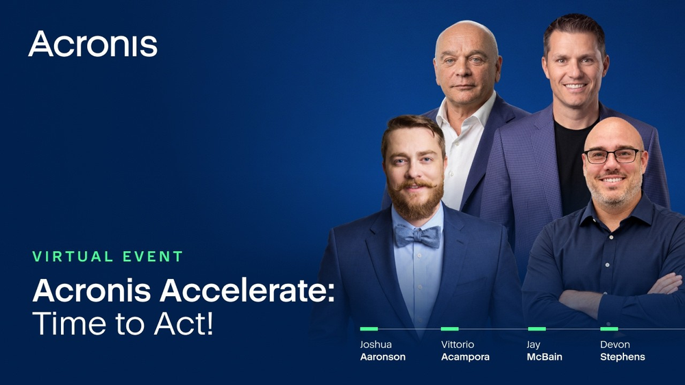 Acronis Accelerate: Time to Act!