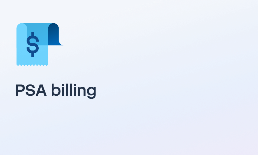 PSA billing integration for Direct CSP