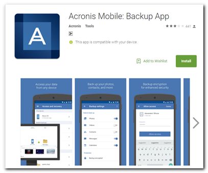 Variety is the New Gold Standard with Acronis-Google Storage Option