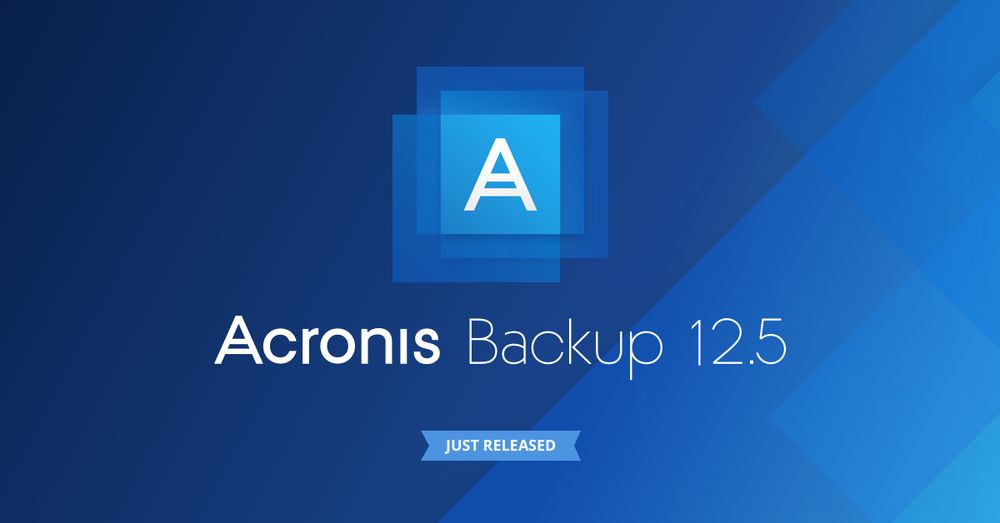 Acronis Backup 12.5 新バージョン発表