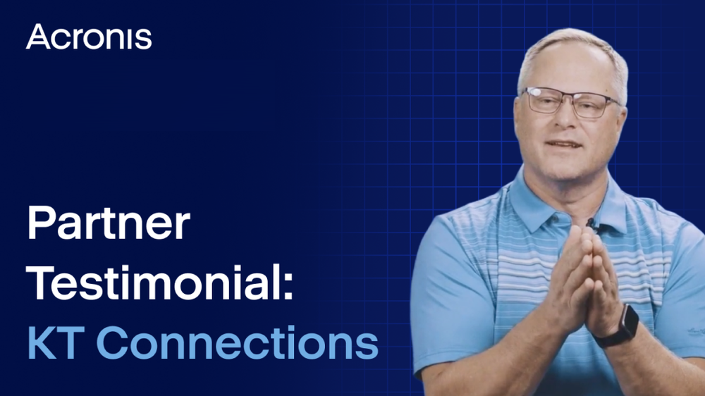 See why KT Connections choose Acronis
