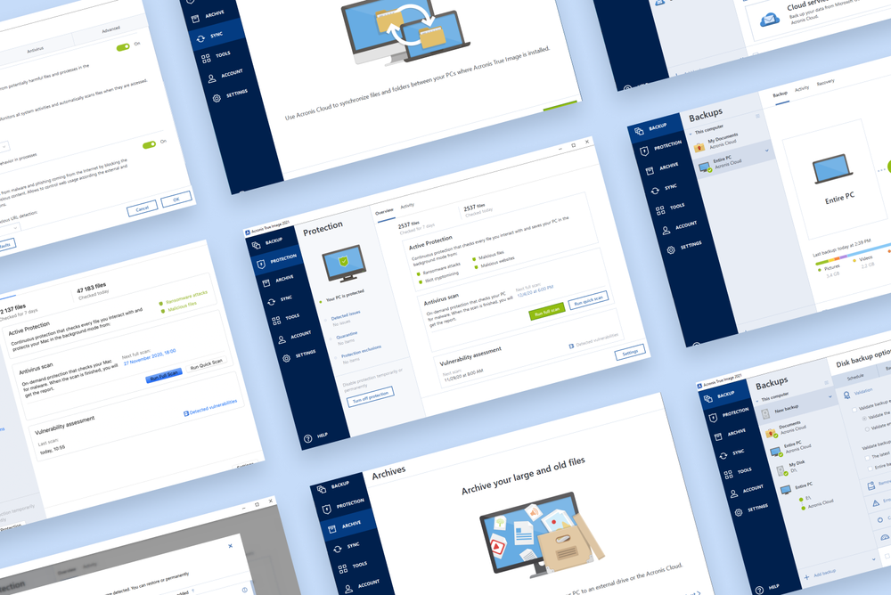 Acronis Cyber Protect Home Office Screenshot pack