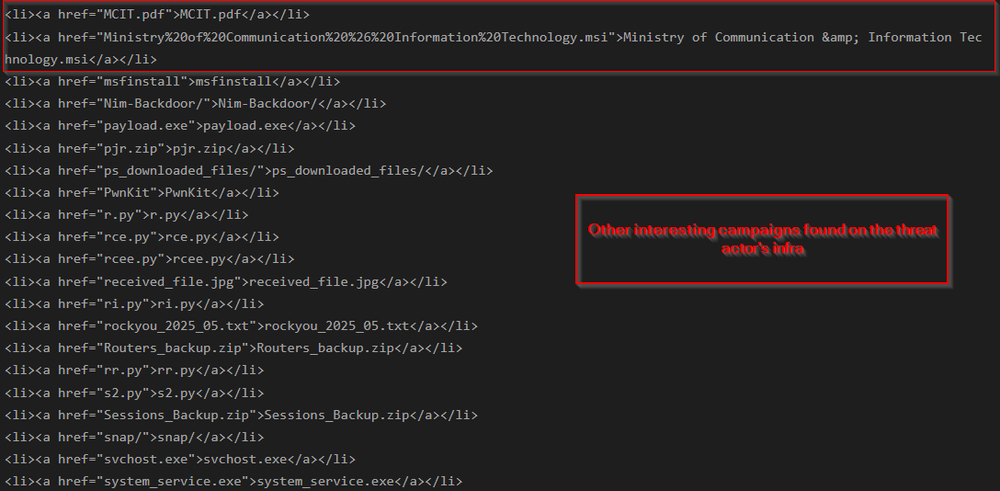 Campaign lures, exploits and tooling related to APT36 (1)