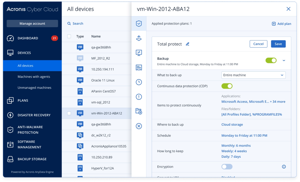 Acronis cyber protect