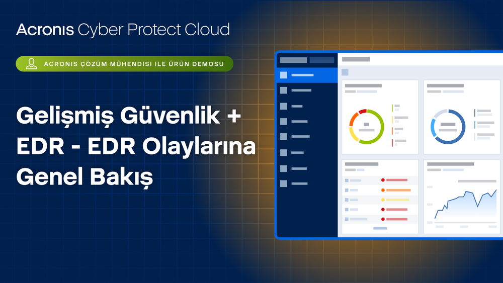 Gelişmiş Güvenlik + EDR - EDR Olaylarına Genel Bakış