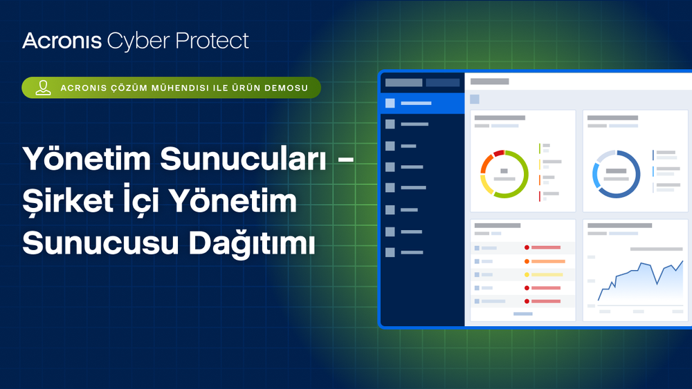 Yönetim Sunucuları – Şirket İçi Yönetim Sunucusu Dağıtımı