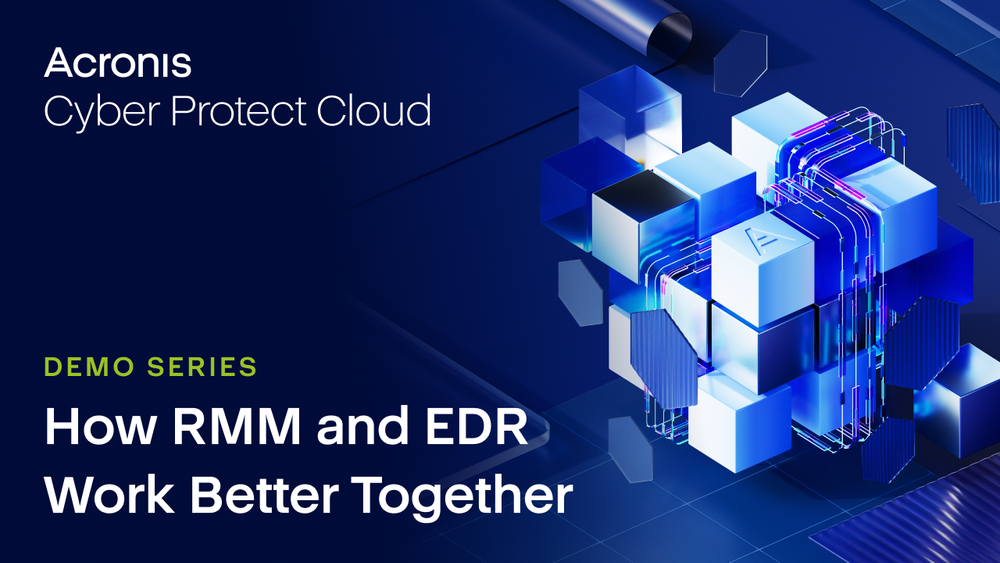Acronis RMM & EDR Integration Demo for MSPs