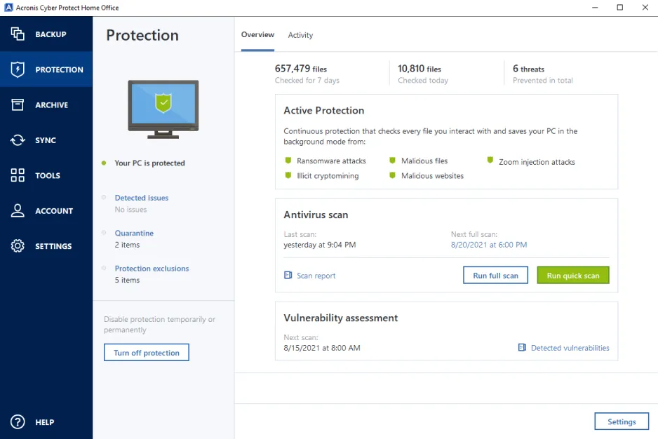 Acronis Cyber Protect Home Office Build 39900 Bootable ISO