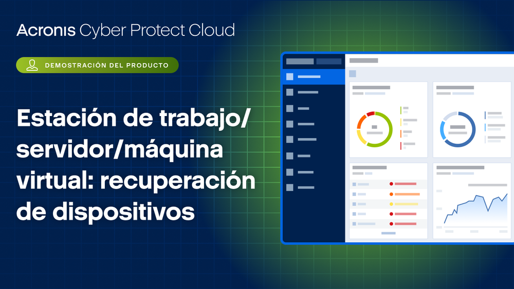 Estación de trabajo/servidor/máquina virtual: recuperación de dispositivos