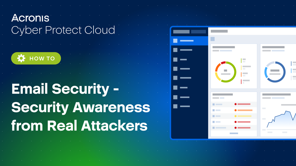 Learn how Acronis Email Security turns real phishing threats into user training!